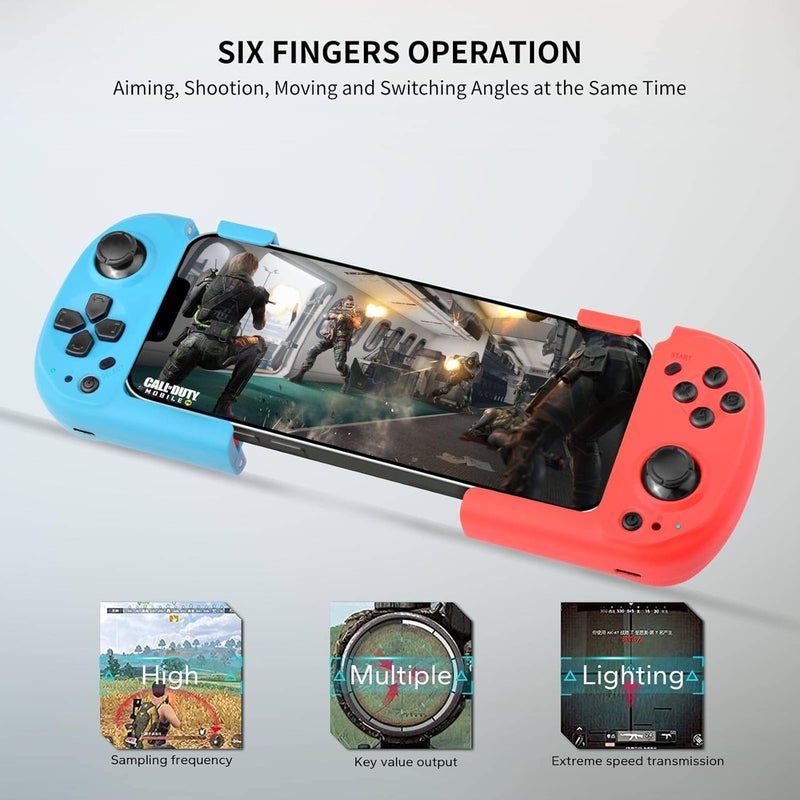 arVin Phone Game Controller for iPhone iOS Android with Magnetic Storage, Mini Pocket Size Gamepad for iPhone 15/14/13, Samsung Galaxy 23/22/21, TCL, One Plus, Call of Duty Mobile, Genshin, Diablo - Image 5